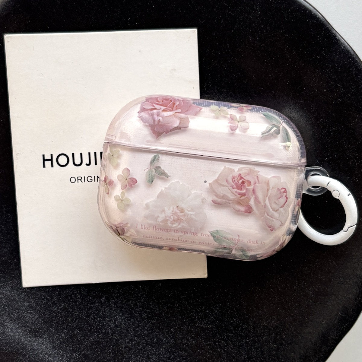 Clear Flower AirPods Case - Floral ChildAngle Flower AirPods Case