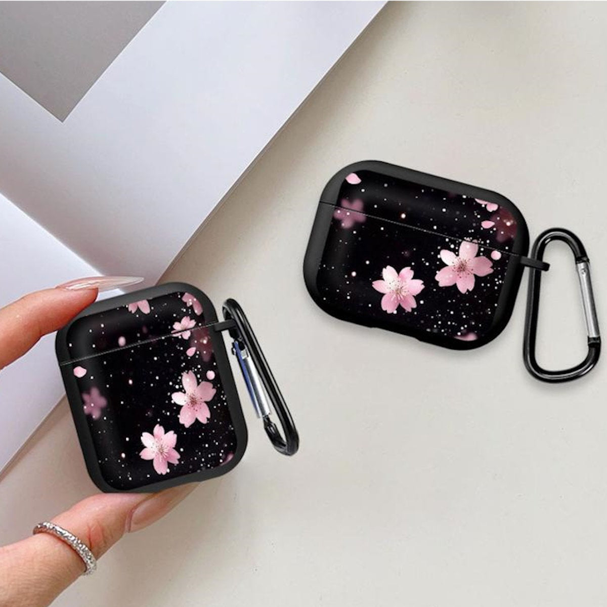 Clear Flower AirPods Case - Floral ChildAngle Flower AirPods Case