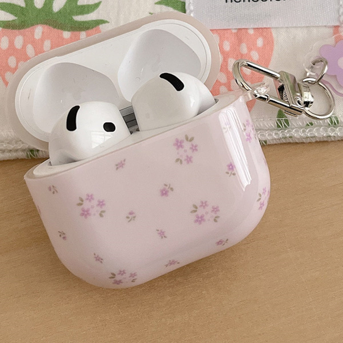 Clear Flower AirPods Case - Floral ChildAngle Flower AirPods Case