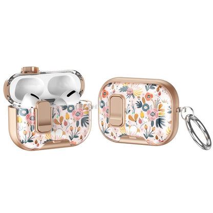 AirPods Pro 3 Schutzhülle mit Schloss, blumenbemalt