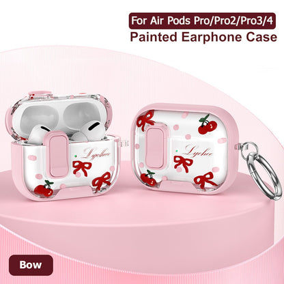 AirPods Pro 3 Schutzhülle mit Schloss, blumenbemalt