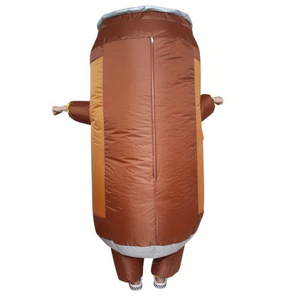 Teens Hamburger French Fries and Beer Soda Water Drink Inflatable Costumes - ChildAngle