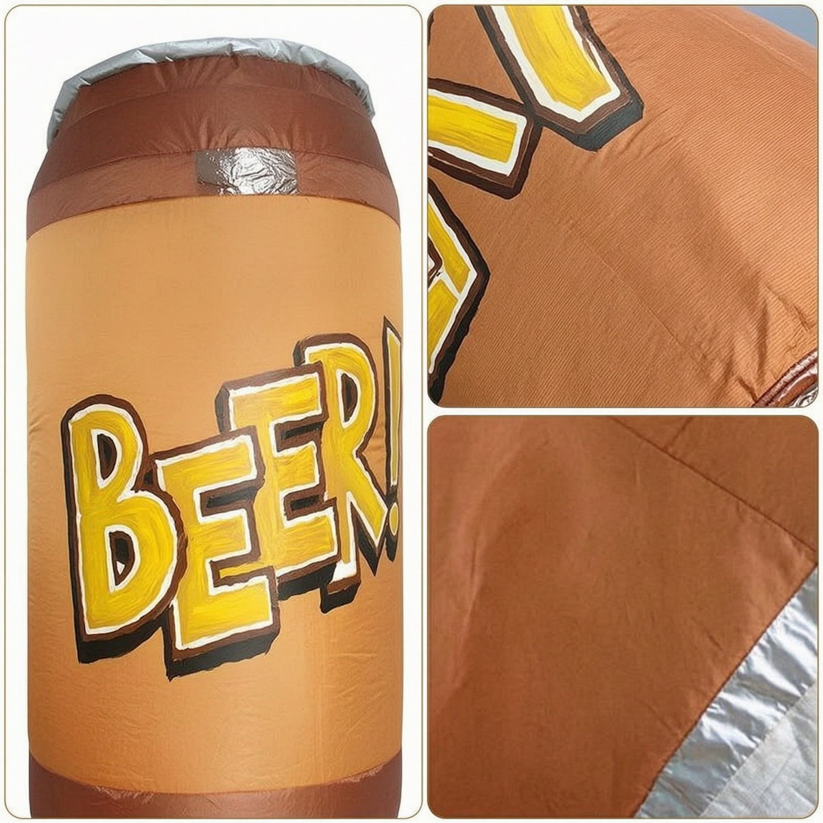 Teens Hamburger French Fries and Beer Soda Water Drink Inflatable Costumes - ChildAngle