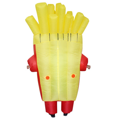 Teens Hamburger French Fries and Beer Soda Water Drink Inflatable Costumes - ChildAngle