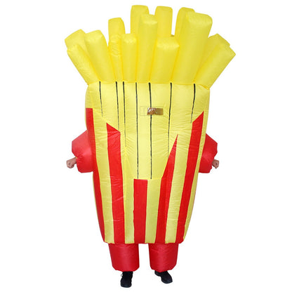 Teens Hamburger French Fries and Beer Soda Water Drink Inflatable Costumes - ChildAngle