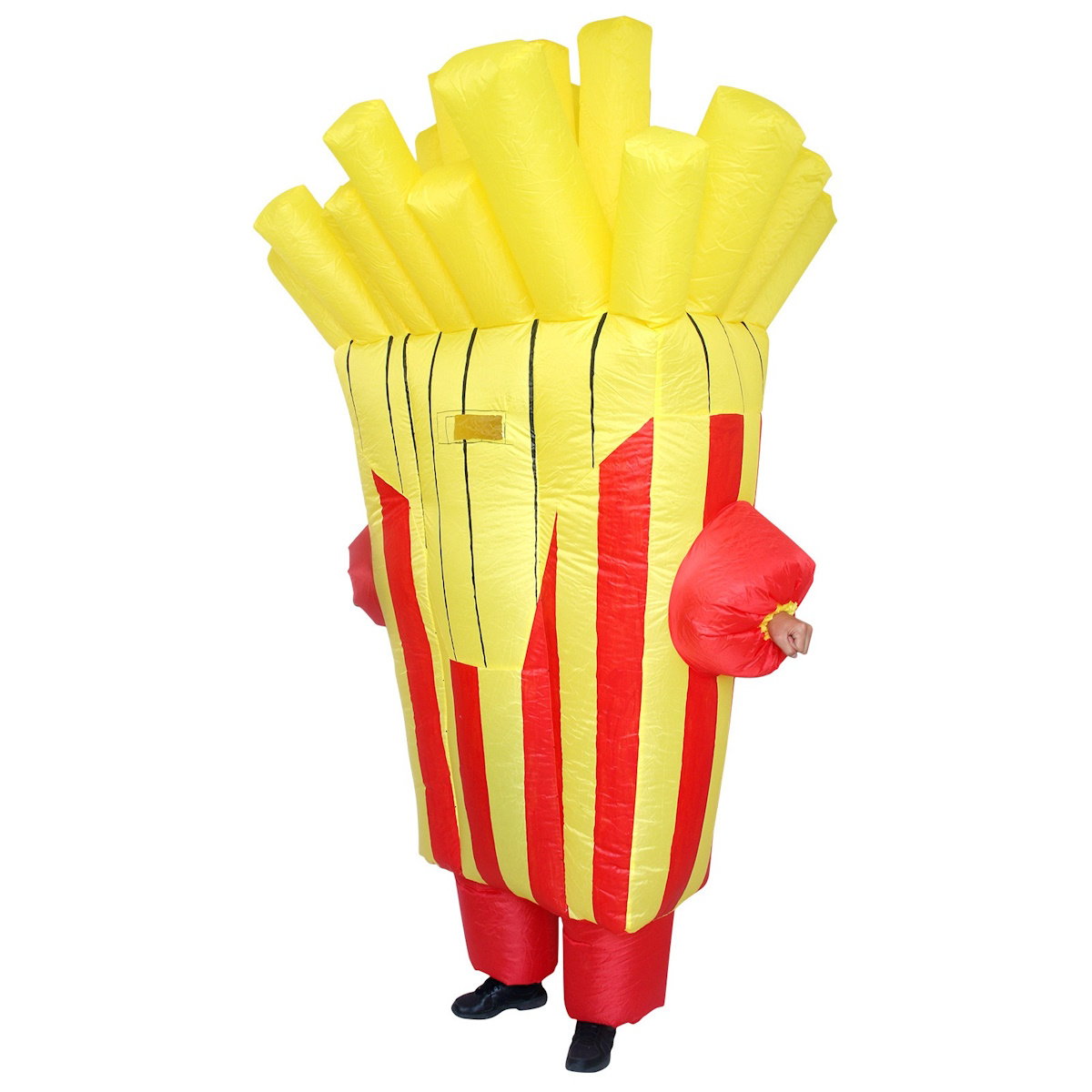 Teens Hamburger French Fries and Beer Soda Water Drink Inflatable Costumes - ChildAngle