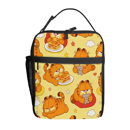 Garfield Orange Cat Lunch Bag Portable Insulated Lunch Tote - ChildAngle