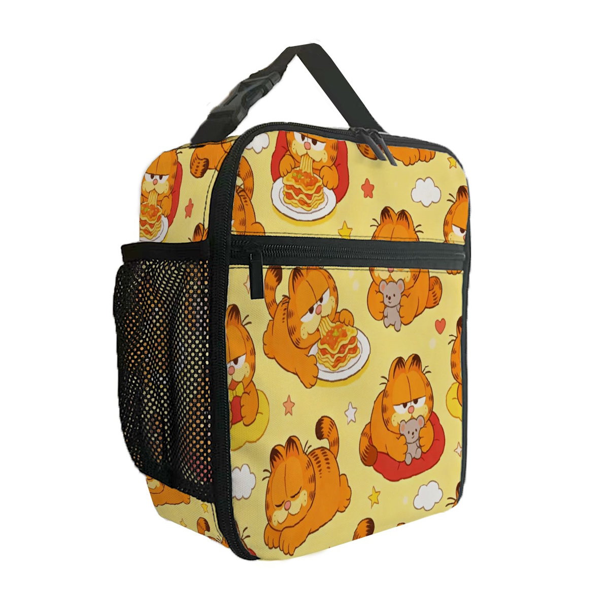 Garfield Orange Cat Lunch Bag Portable Insulated Lunch Tote - ChildAngle