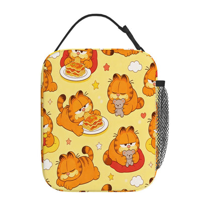 Garfield Orange Cat Lunch Bag Portable Insulated Lunch Tote - ChildAngle