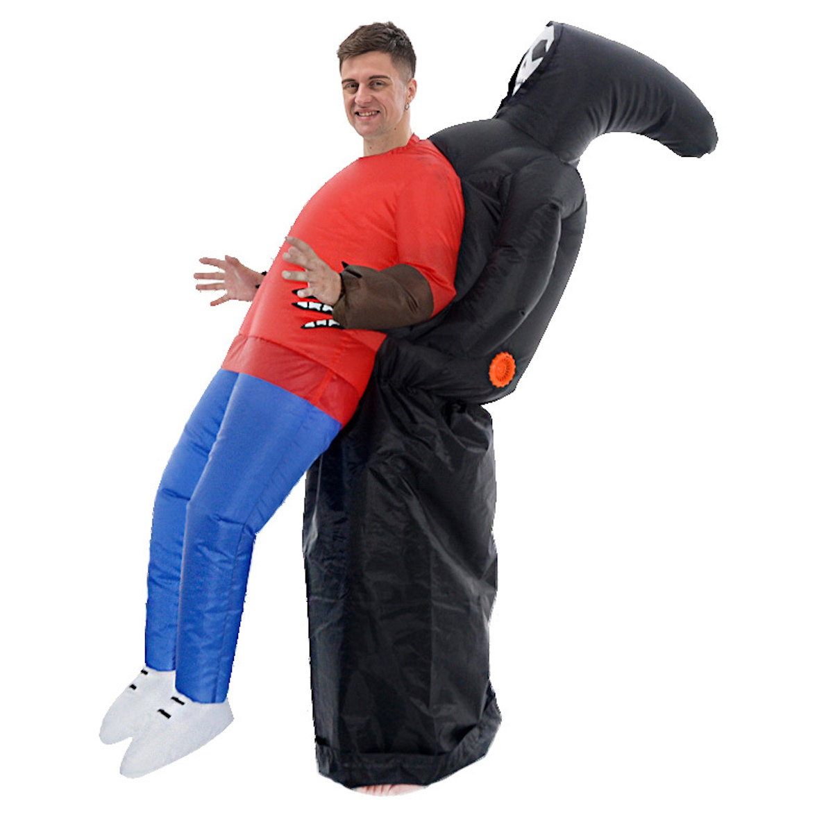 Grim Reaper Ghost Rider Costume Cosplay Halloween Inflatables - ChildAngle