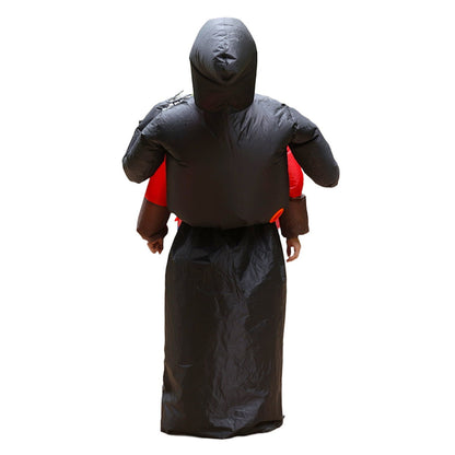Grim Reaper Ghost Rider Costume Cosplay Halloween Inflatables - ChildAngle