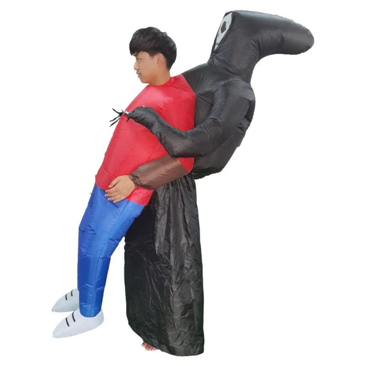 Grim Reaper Ghost Rider Costume Cosplay Halloween Inflatables - ChildAngle
