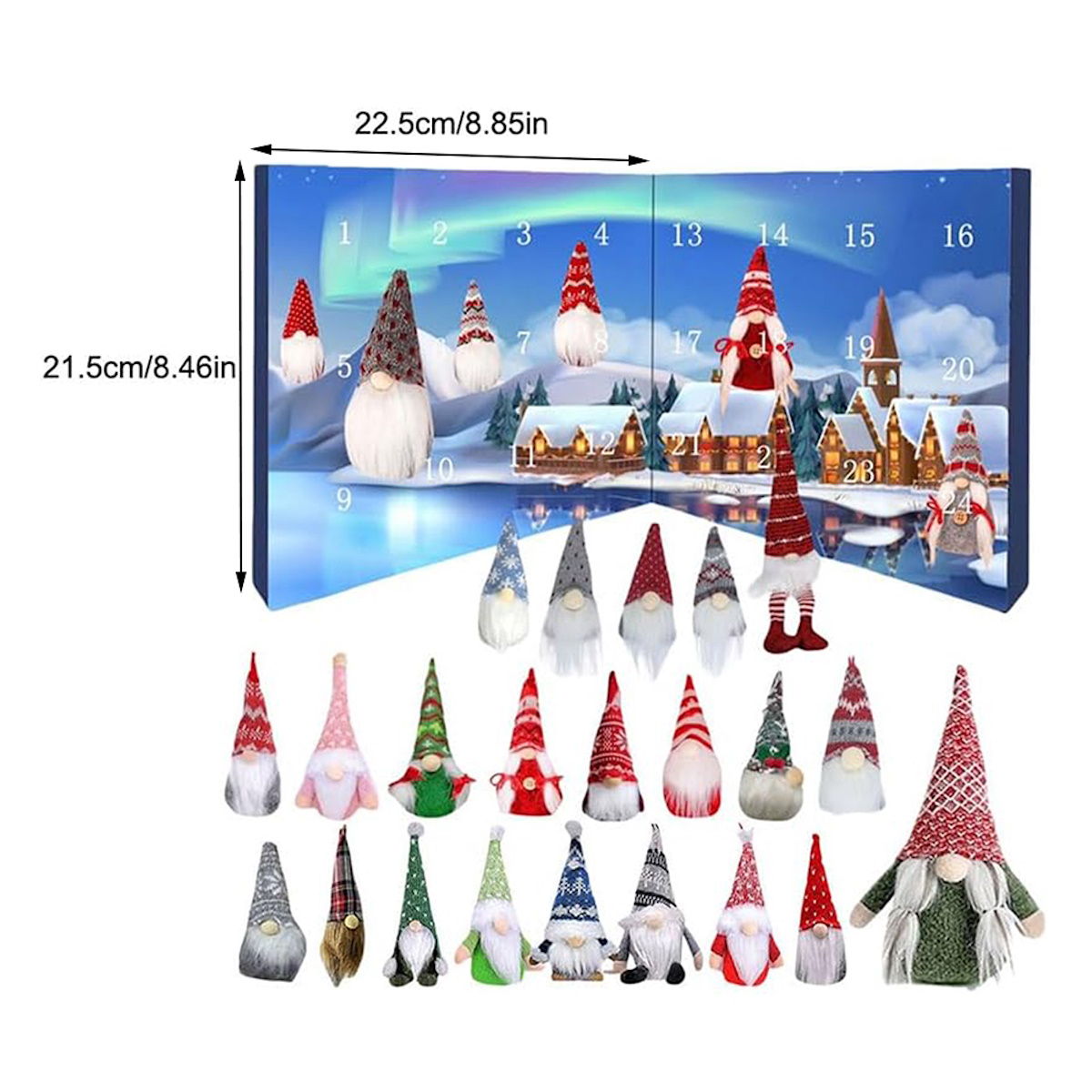 Christmas Gnome Advent Calendar for Kids Teens - ChildAngle