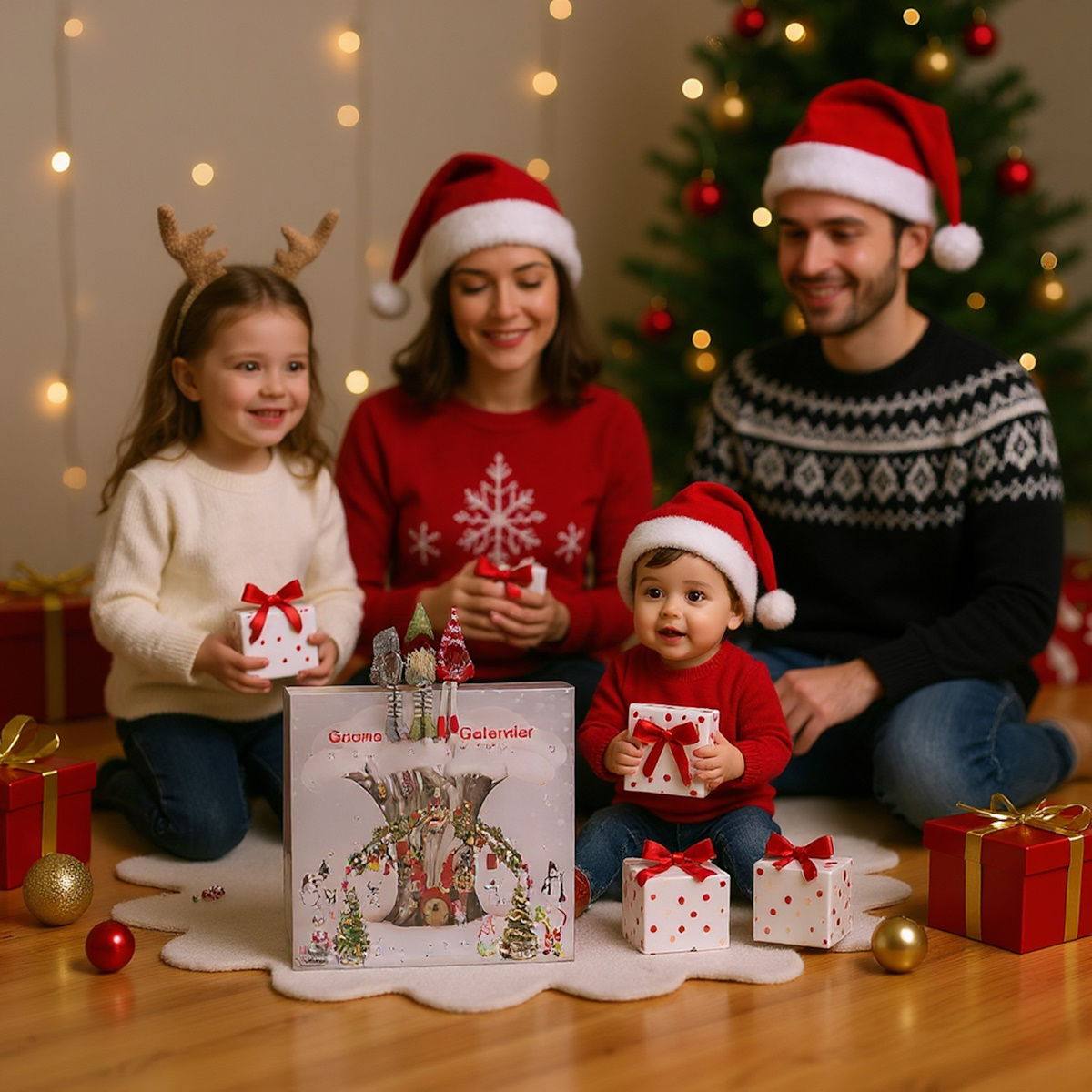 Christmas Gnome Advent Calendar for Kids Teens - ChildAngle