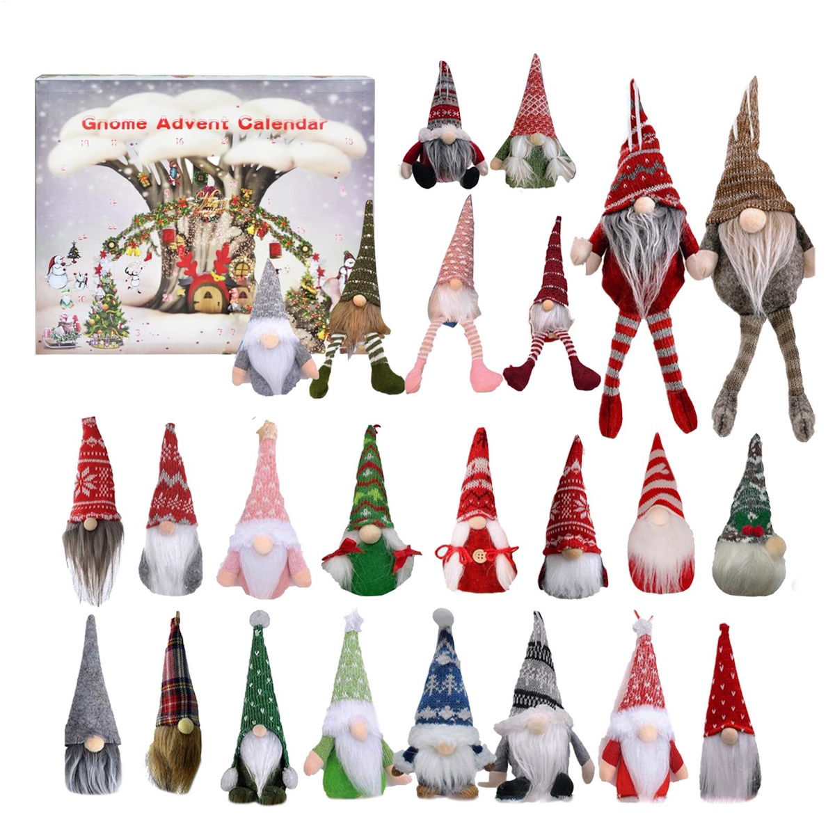 Christmas Gnome Advent Calendar for Kids Teens - ChildAngle
