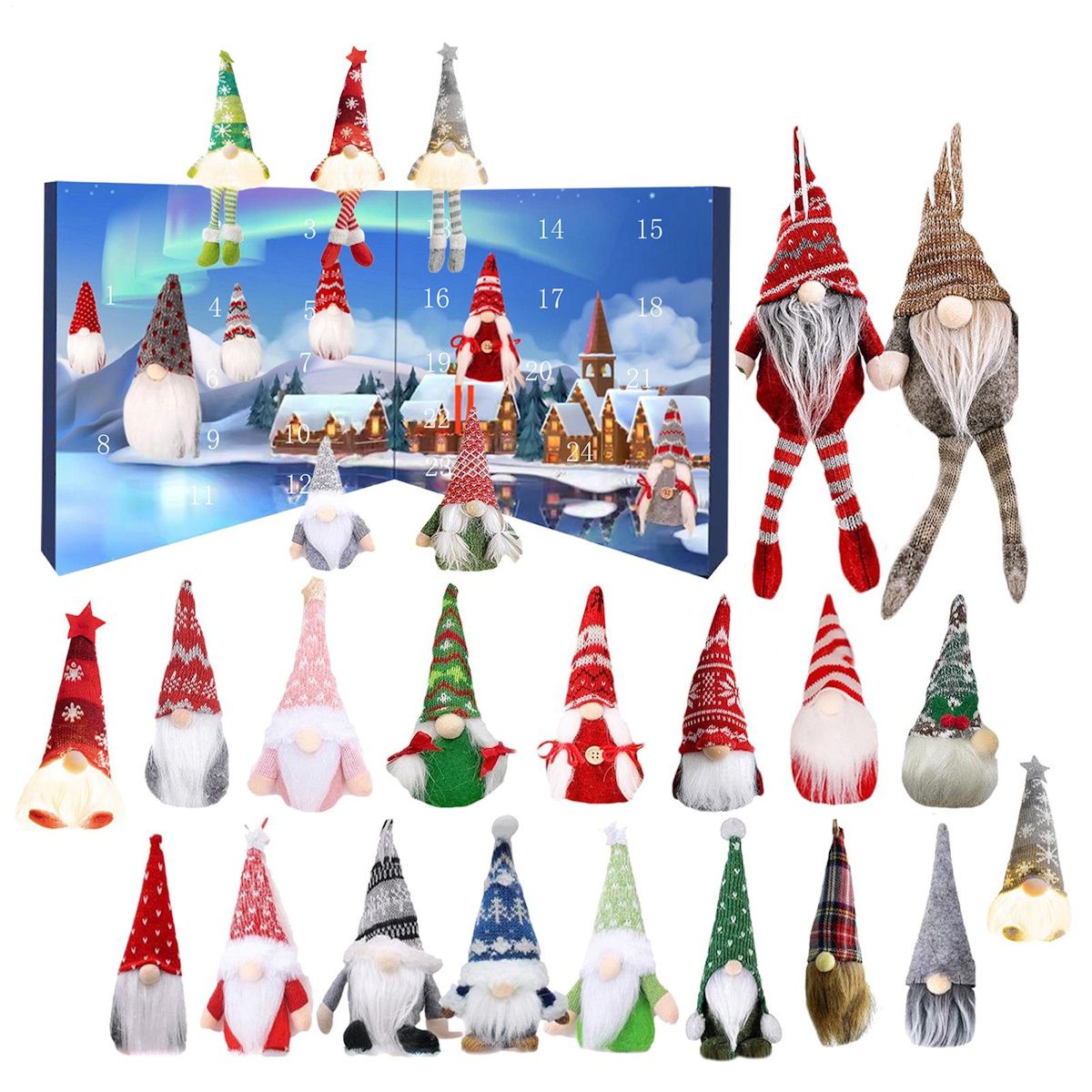 Christmas Gnome Advent Calendar for Kids Teens - ChildAngle