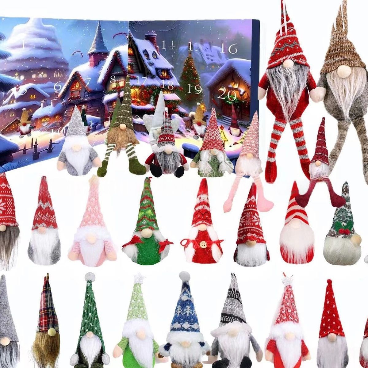 Christmas Gnome Advent Calendar for Kids Teens - ChildAngle