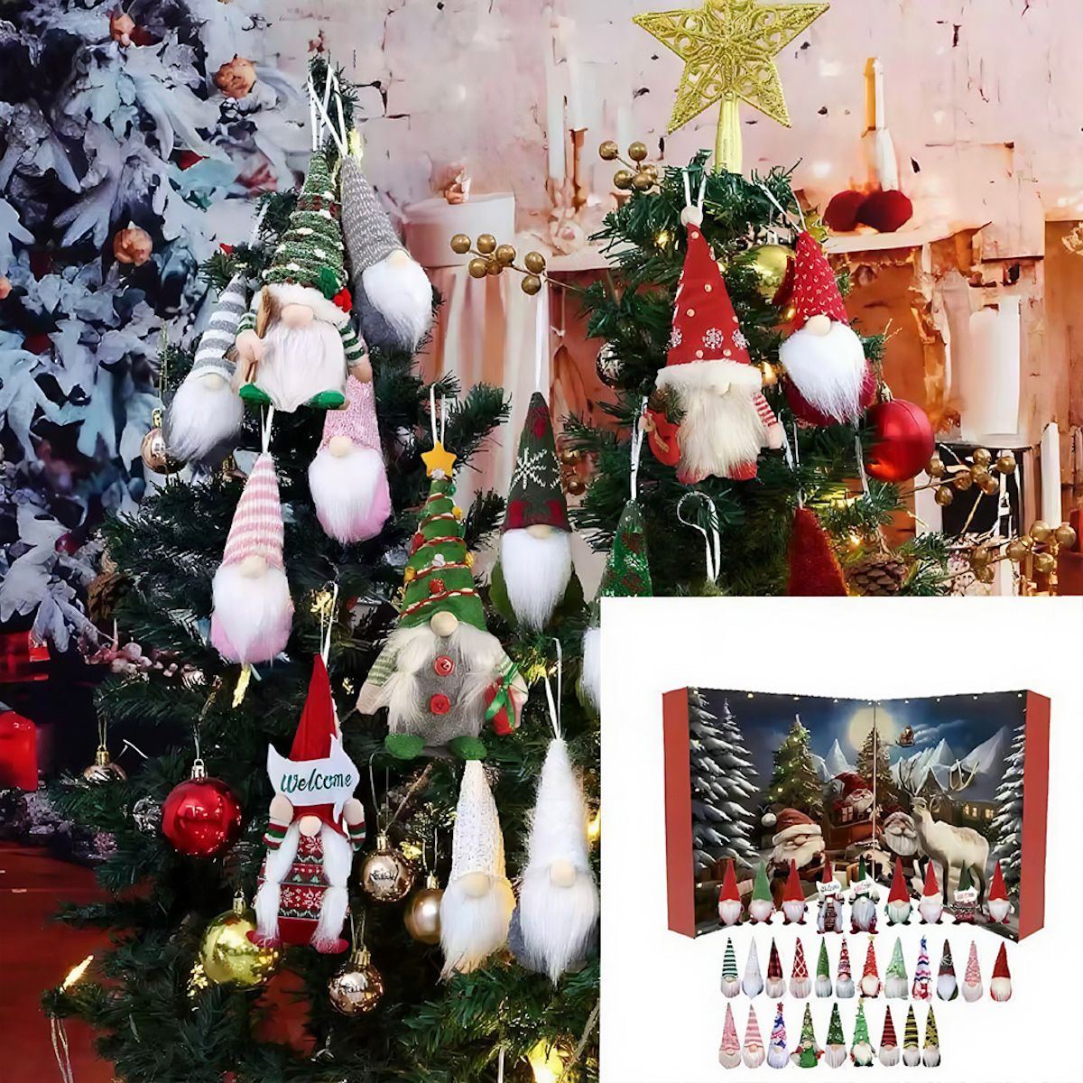 Christmas Gnome Advent Calendar for Kids Teens - ChildAngle