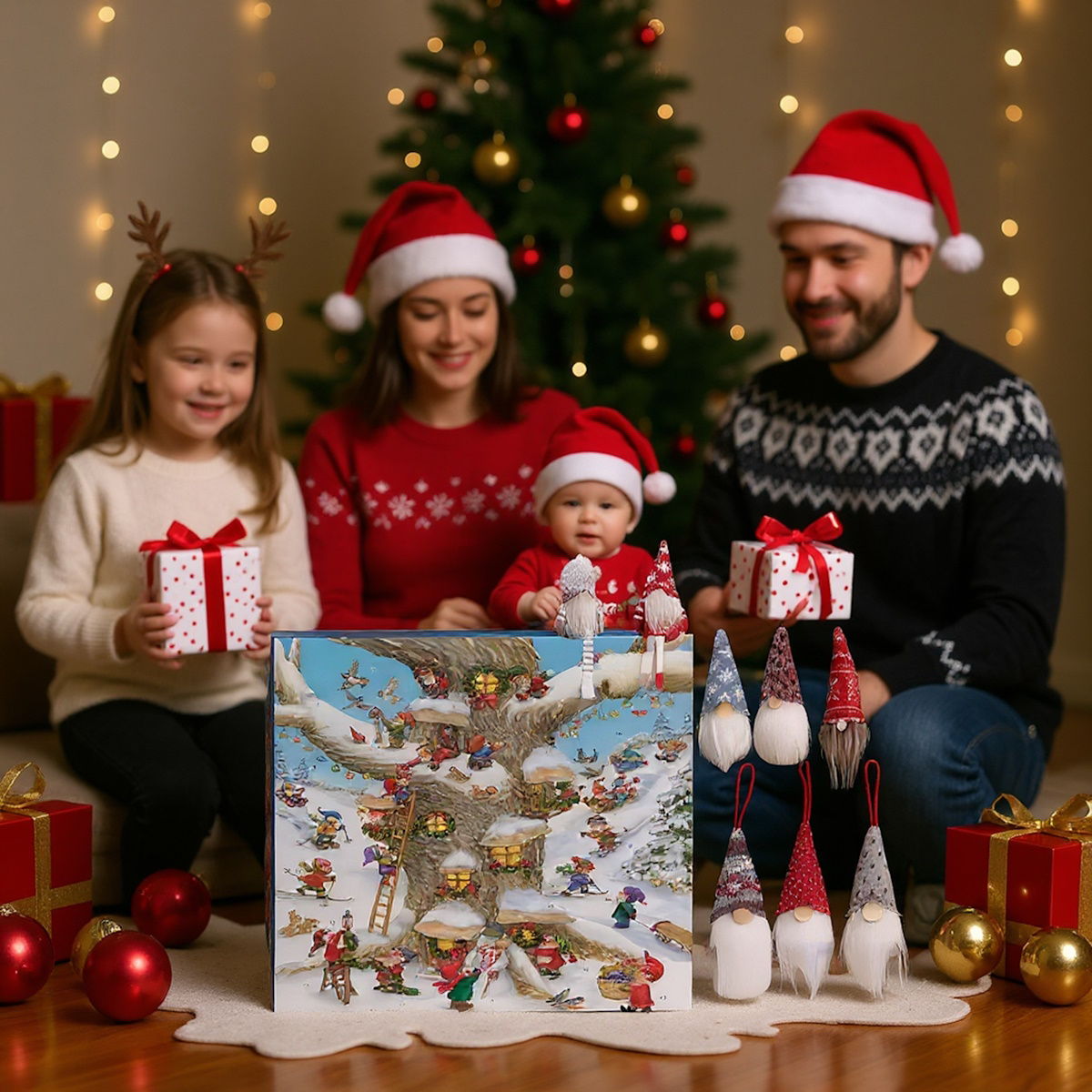 Christmas Gnome Advent Calendar for Kids Teens - ChildAngle