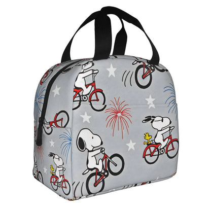 Holiday Snoopy Lunch Bag Picnic Lunch Bag Tote for Students Halloween Snoopy Lunch Bags Christmas Snoopy Lunch Bags 4th of July Snoopy Lunch Bags Easter Snoopy Lunch Bags - ChildAngle