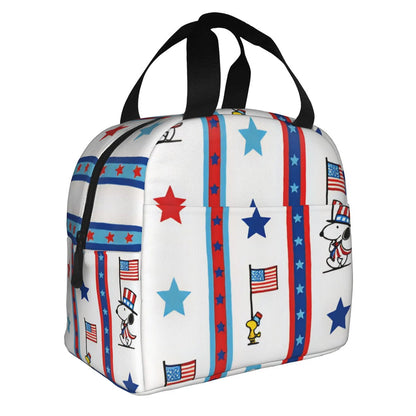 Holiday Snoopy Lunch Bag Picnic Lunch Bag Tote for Students Halloween Snoopy Lunch Bags Christmas Snoopy Lunch Bags 4th of July Snoopy Lunch Bags Easter Snoopy Lunch Bags - ChildAngle