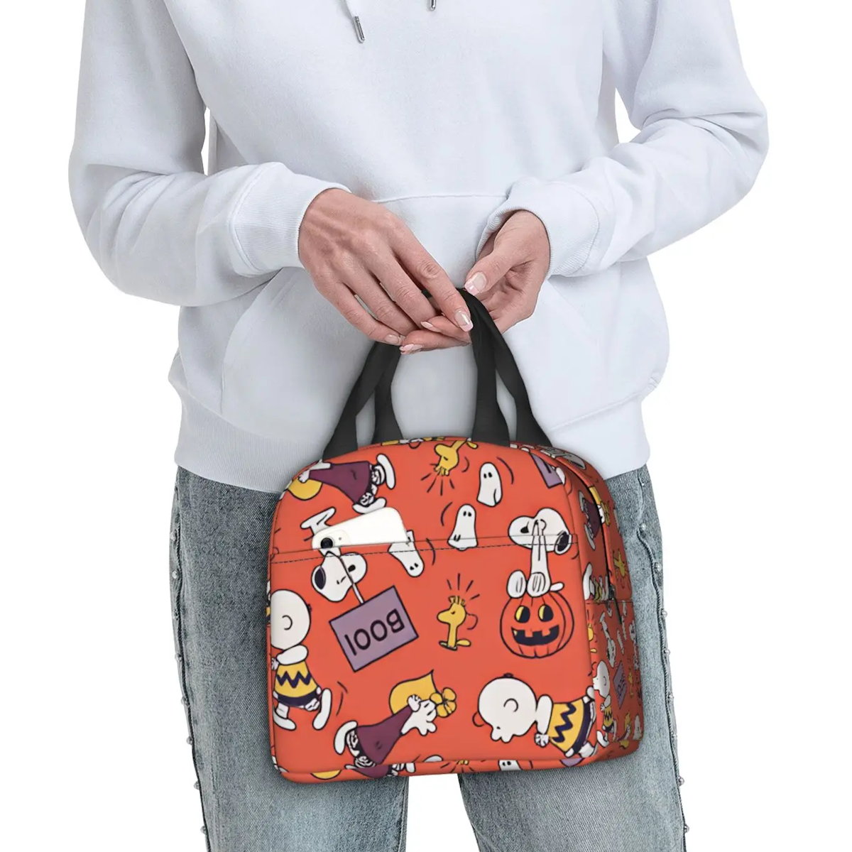 Holiday Snoopy Lunch Bag Picnic Lunch Bag Tote for Students Halloween Snoopy Lunch Bags Christmas Snoopy Lunch Bags 4th of July Snoopy Lunch Bags Easter Snoopy Lunch Bags - ChildAngle