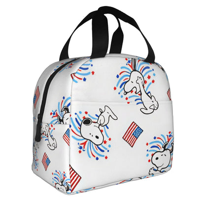 Holiday Snoopy Lunch Bag Picnic Lunch Bag Tote for Students Halloween Snoopy Lunch Bags Christmas Snoopy Lunch Bags 4th of July Snoopy Lunch Bags Easter Snoopy Lunch Bags - ChildAngle