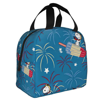 Holiday Snoopy Lunch Bag Picnic Lunch Bag Tote for Students Halloween Snoopy Lunch Bags Christmas Snoopy Lunch Bags 4th of July Snoopy Lunch Bags Easter Snoopy Lunch Bags - ChildAngle