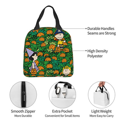 Holiday Snoopy Lunch Bag Picnic Lunch Bag Tote for Students Halloween Snoopy Lunch Bags Christmas Snoopy Lunch Bags 4th of July Snoopy Lunch Bags Easter Snoopy Lunch Bags - ChildAngle