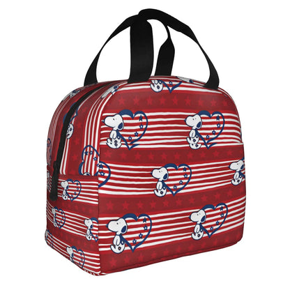 Holiday Snoopy Lunch Bag Picnic Lunch Bag Tote for Students Halloween Snoopy Lunch Bags Christmas Snoopy Lunch Bags 4th of July Snoopy Lunch Bags Easter Snoopy Lunch Bags - ChildAngle