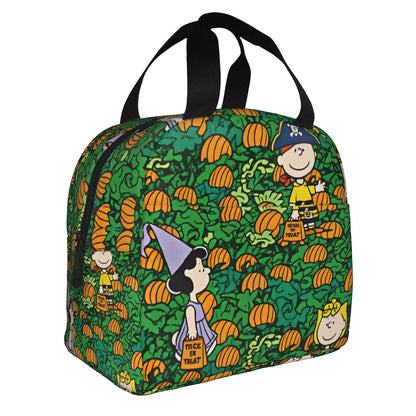 Holiday Snoopy Lunch Bag Picnic Lunch Bag Tote for Halloween Christmas 4th of July