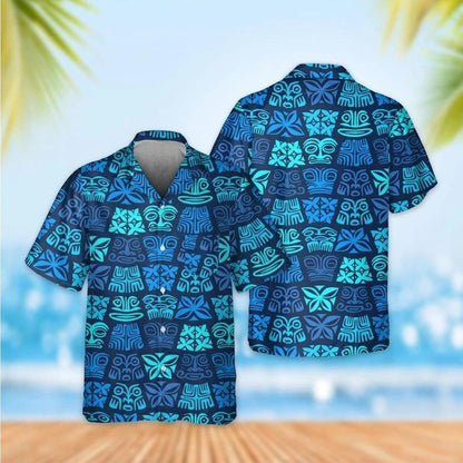 Blue Coconut Tree Surf Palm Tree Family Matching Shirts - ChildAngle