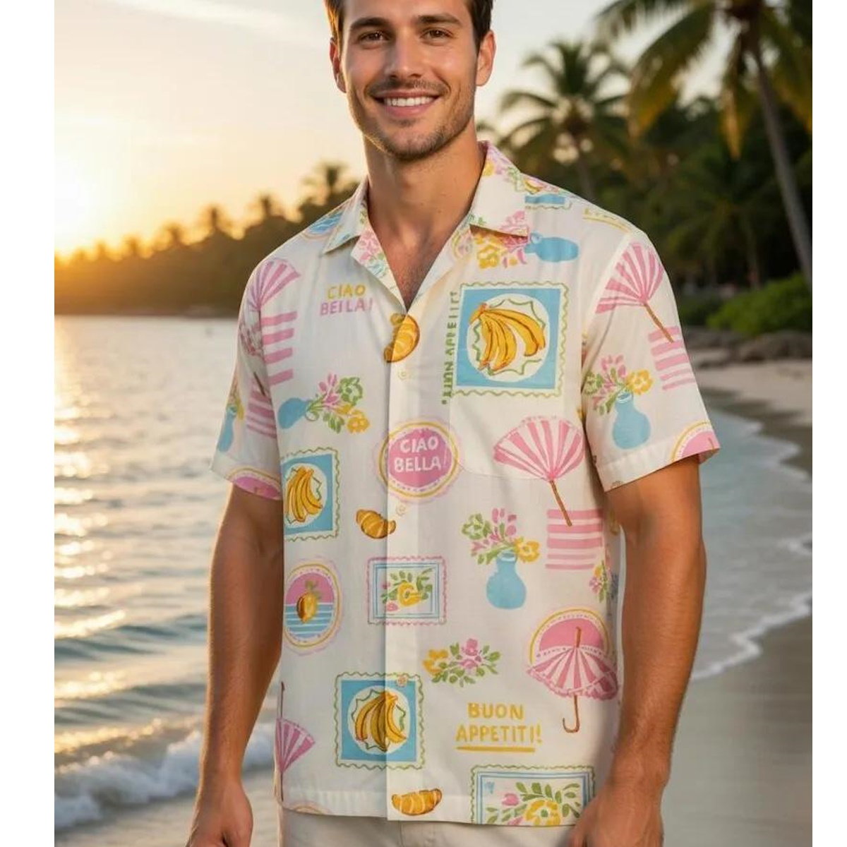 Sea Pattern Coral Reef Shell Family Matching Shirts - ChildAngle