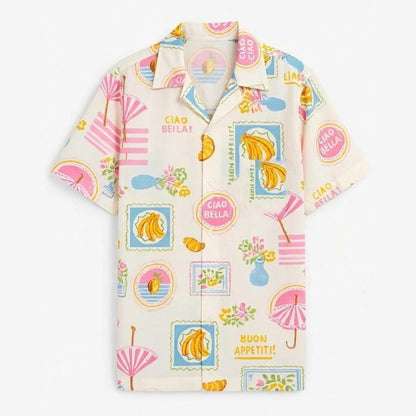 Sea Pattern Coral Reef Shell Family Matching Shirts - ChildAngle