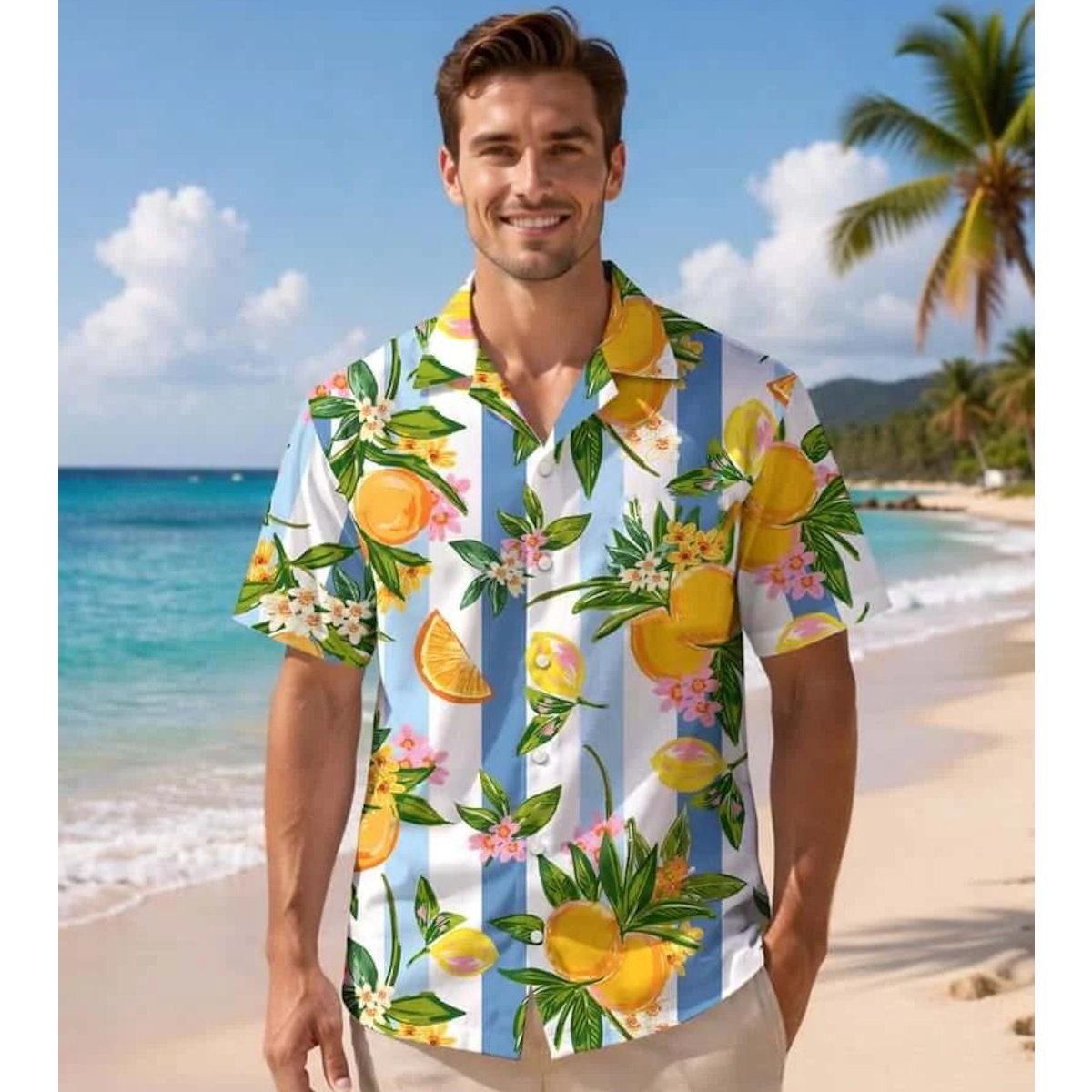 Coconut Tree Hawaiian Family Matching Shirts - ChildAngle 