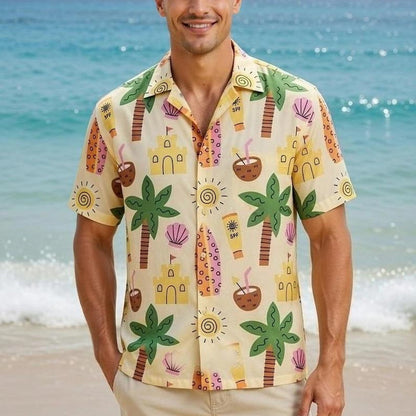 Coconut Tree Hawaiian Family Matching Shirts - ChildAngle 