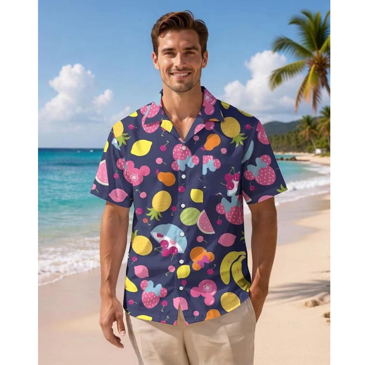 Tropical Fruits Family Matching Shirts Pineapple Watermelon Banana Grapes Beer - ChildAngle