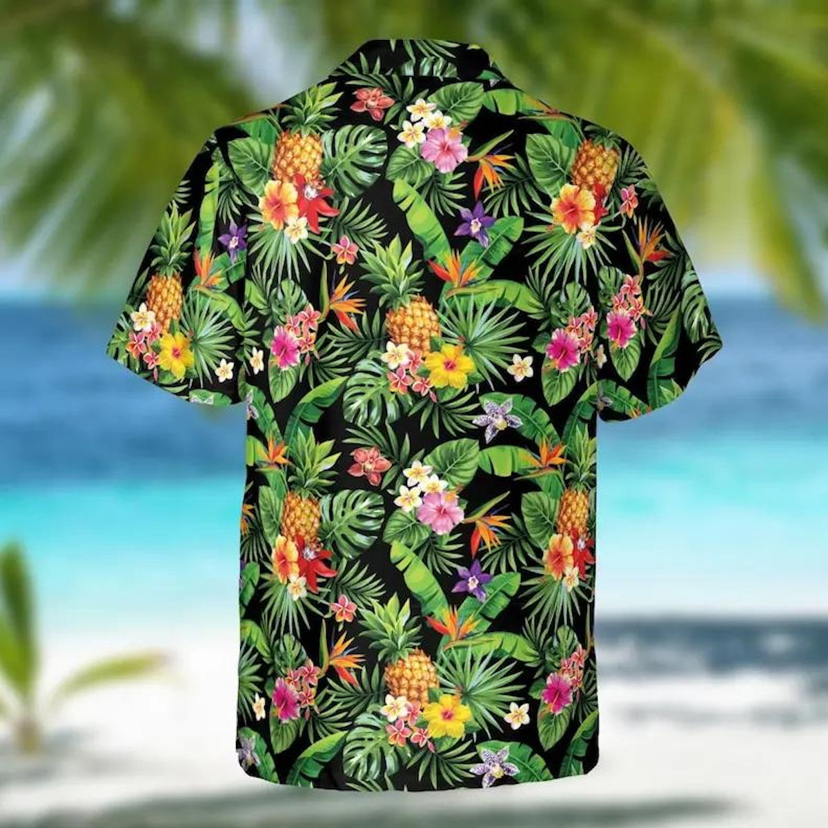 Hawaiian Tropical Flower Print Family Matching Shirts Set - ChildAngle Family Trip Shirts