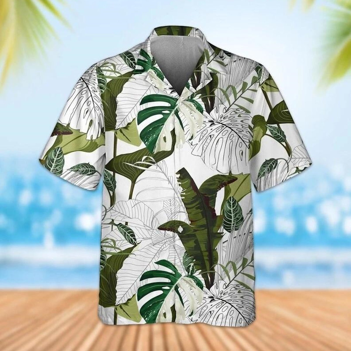 Hawaiian Tropical Flower Print Family Matching Shirts Set - ChildAngle Family Trip Shirts
