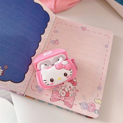 Hello Kitty AirPods Case 3D Anime Cute AirPods Case - ChildAngle