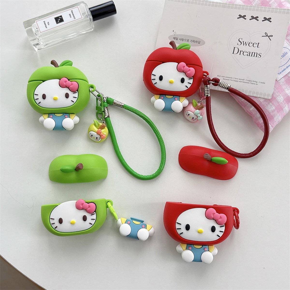 Hello Kitty AirPods Case 3D Anime Cute AirPods Case - ChildAngle