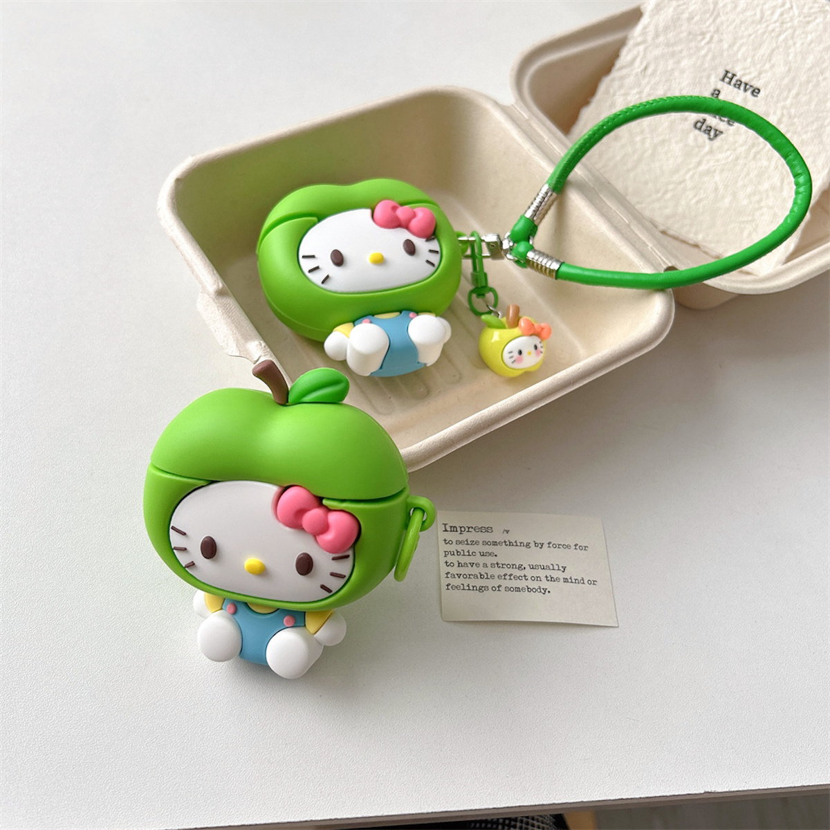 Hello Kitty AirPods Case 3D Anime Cute AirPods Case - ChildAngle