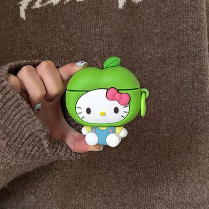 Hello Kitty AirPods Case 3D Anime Cute AirPods Case - ChildAngle