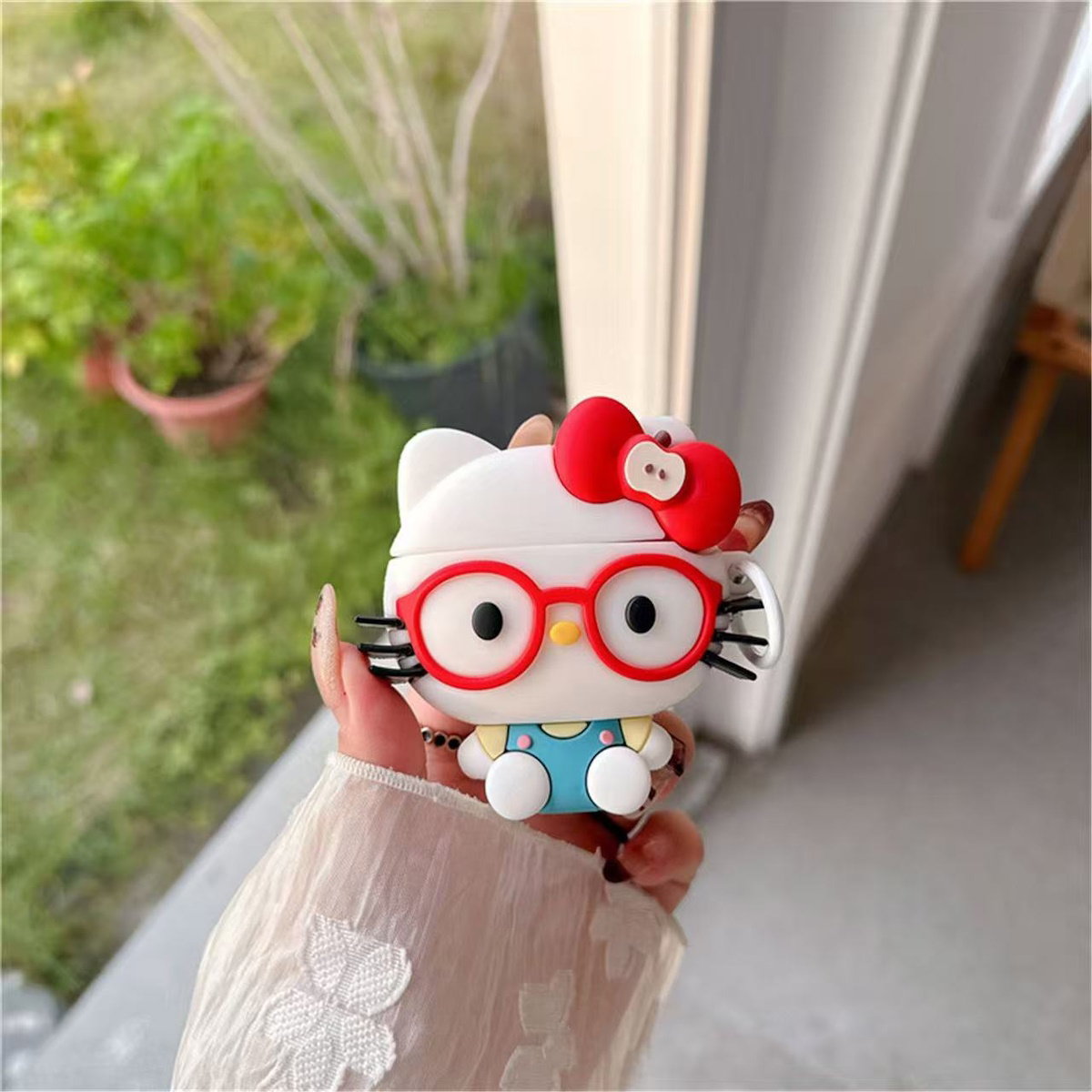 Hello Kitty AirPods Case 3D Anime Cute AirPods Case - ChildAngle