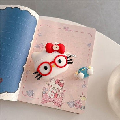 Hello Kitty AirPods Case 3D Anime Cute AirPods Case - ChildAngle