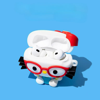 Hello Kitty AirPods Case 3D Anime Cute AirPods Case - ChildAngle