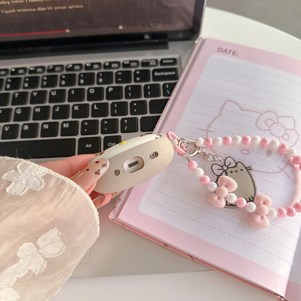 Hello Kitty AirPods Case 3D Anime Cute AirPods Case - ChildAngle
