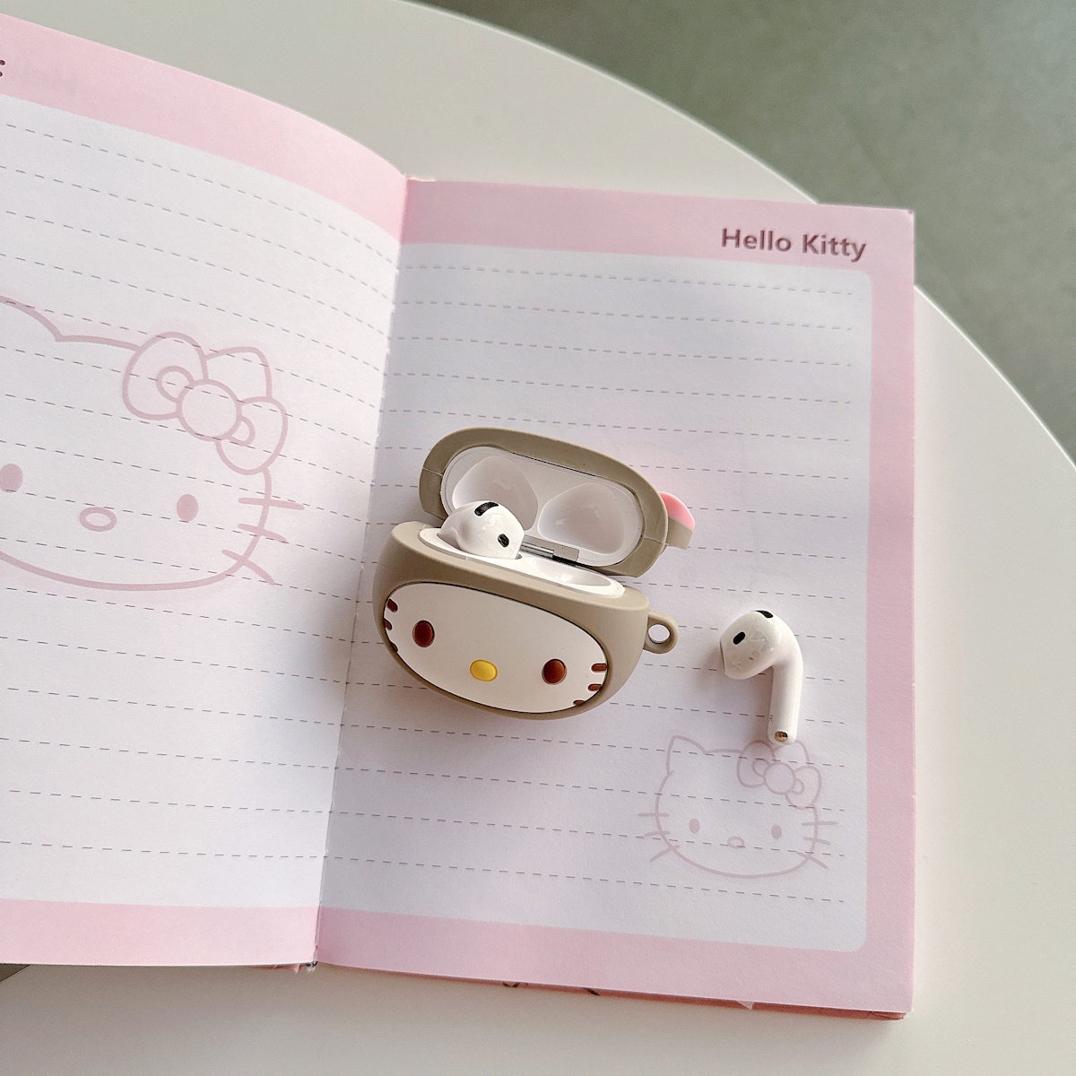 Hello Kitty AirPods Case 3D Anime Cute AirPods Case - ChildAngle