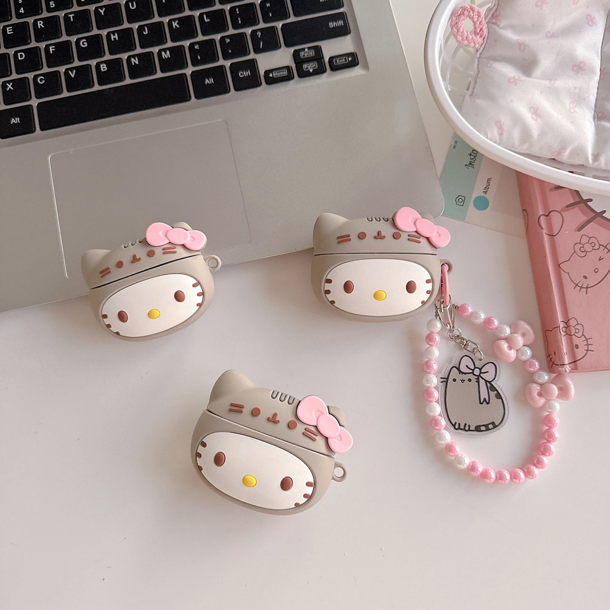 Hello Kitty AirPods Case 3D Anime Cute AirPods Case - ChildAngle