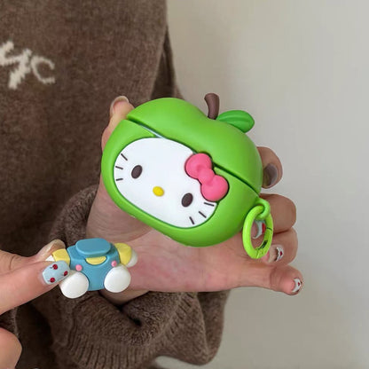 Hello Kitty AirPods Case 3D Anime Cute AirPods Case - ChildAngle